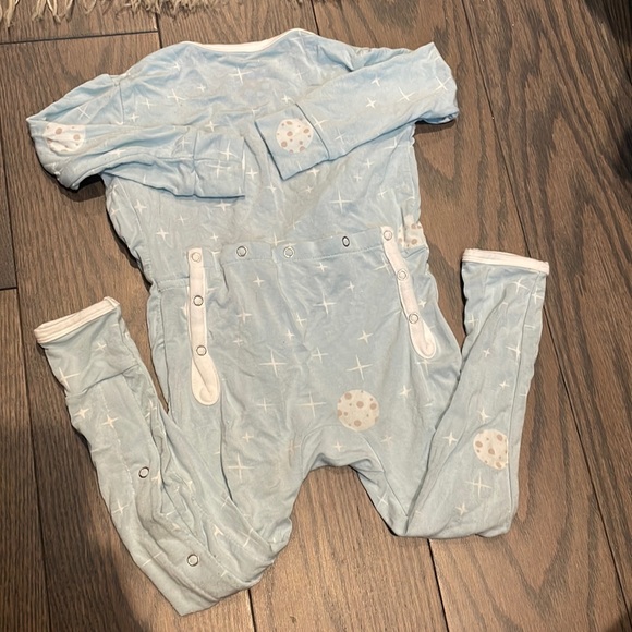 Kickee pants print coverall with zipper spring sky full moon - Picture 3 of 6